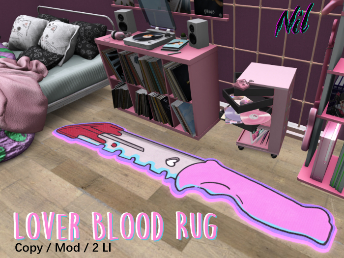 -NIL- Lover Blood Rug 