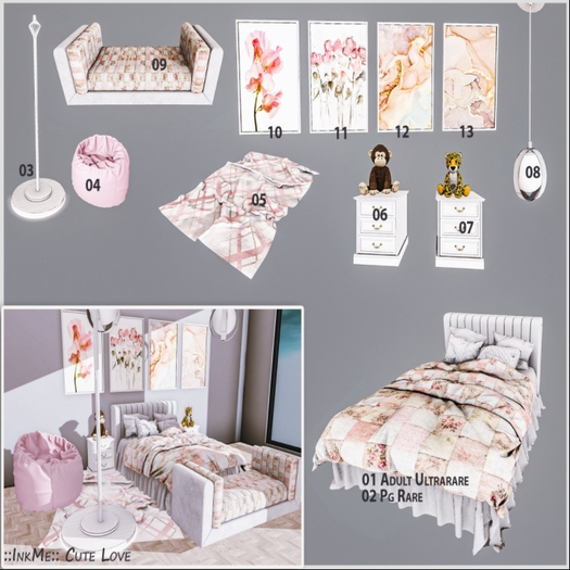 01 ::InkMe:: Cute Love ULTRARARE