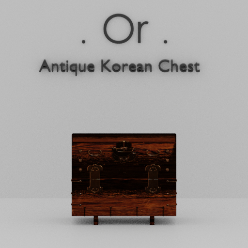 . Or . Antique Korean Chest