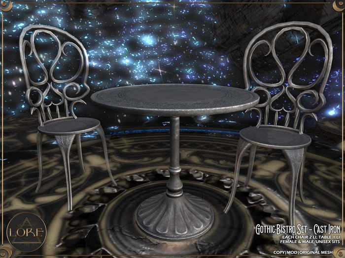 LORE Gothic Bistro Set [fatpack] 