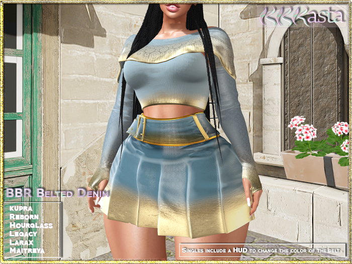 BBR Outfit - Belted Demin - Tourmaline - Wear me!
