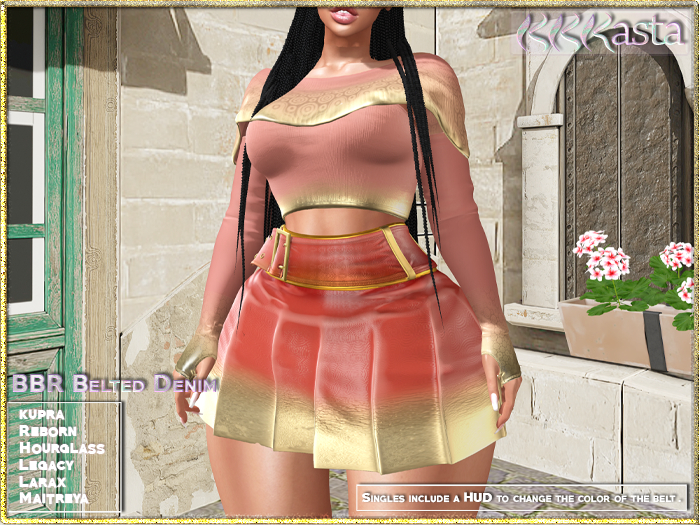 BBR Outfit - Belted Demin - TawnyOrange - Wear me!