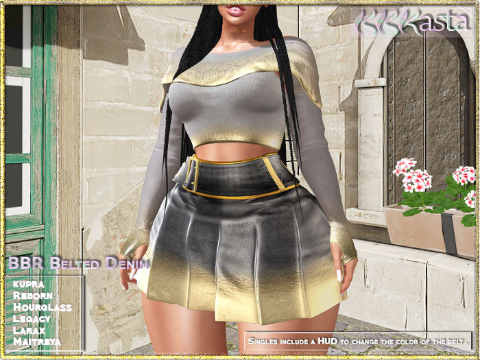 BBR Outfit - Belted Demin - Silver - Wear me!