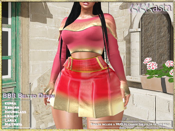 BBR Outfit - Belted Demin - ParadisePink - Wear me!