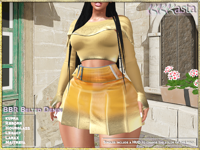 BBR Outfit - Belted Demin - CornSilk - Wear me!