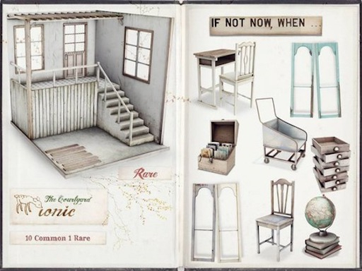 *ionic* Courtyard scene RARE