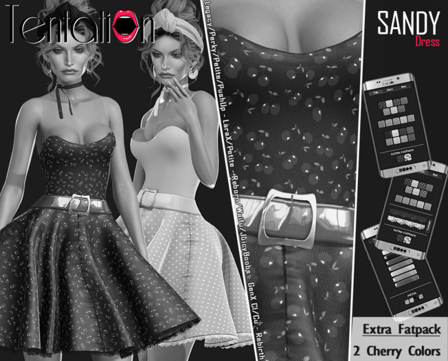* TentatioN * DEMO Dress SANDY (Unpacker)