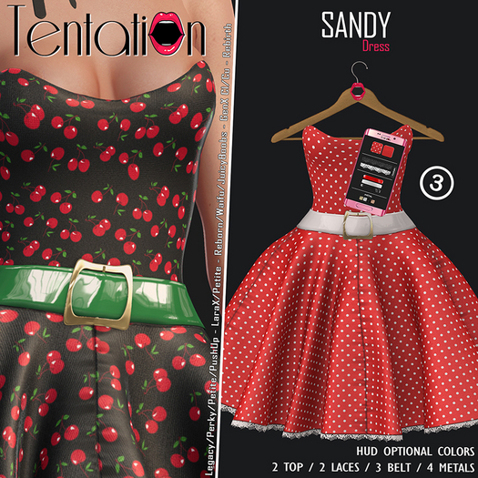* TentatioN * Dress SANDY 3 (Unpacker)