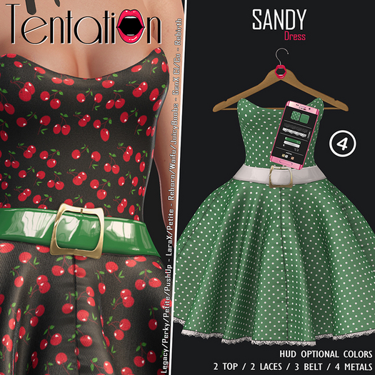 * TentatioN * Dress SANDY 4 (Unpacker)
