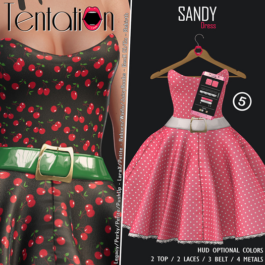 * TentatioN * Dress SANDY 5 (Unpacker)