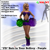 *FD* Complete Outfit (Maitreya Only) [Boxed] Bats Purple