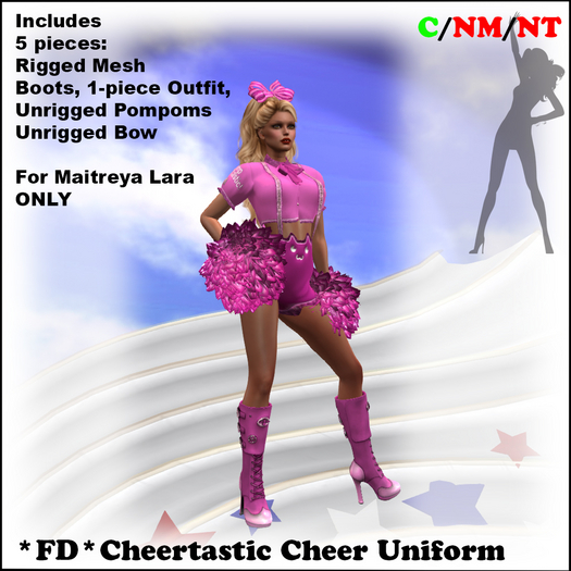 *FD* Complete Outfit (Maitreya Only) [Boxed] Cheertastic