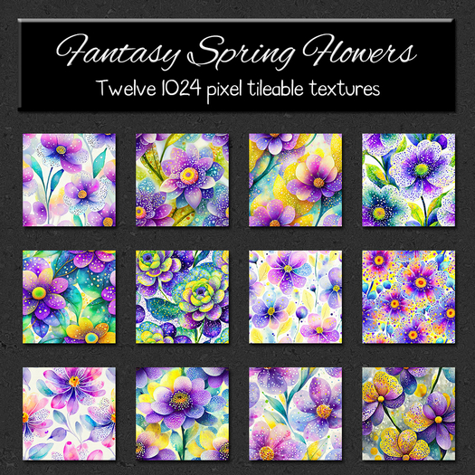 *Wallflowers* Fantasy Spring Flowers