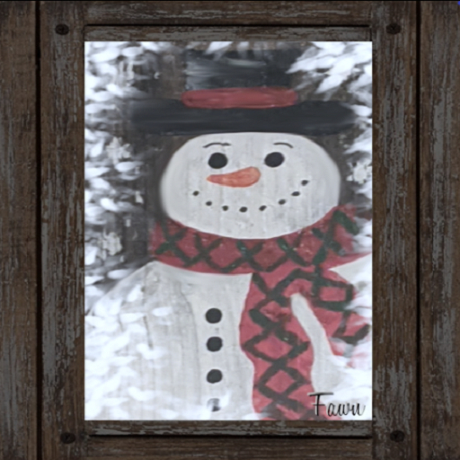Snowman Art 1