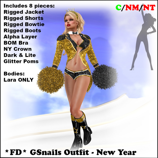 *FD* Complete Outfit (Maitreya Only) [Boxed] Snails  New Year