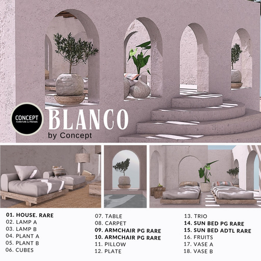 01. CONCEPT} *BLANCO HOUSE. RARE