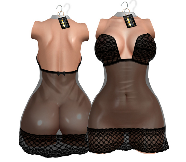 Black Sheer Julienne LaraX