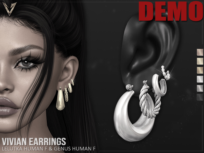 [VIPERA] DEMO Vivian Earrings
