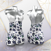 White Floral Julienne LaraX