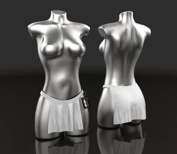 White Romy Loin Cloth