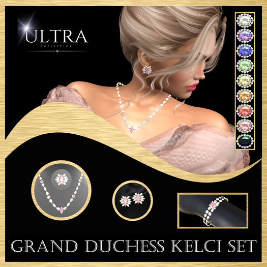 JCD-Grand Duchess Kelci Necklace Set Boxed ULTRA Collection