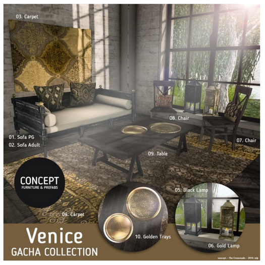 Concept}* 01. Venice Sofa PG - RARE