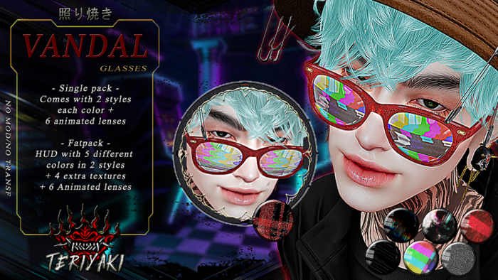 TERIYAKI - Vandal Glasses [ANIMATED][PACK][B]