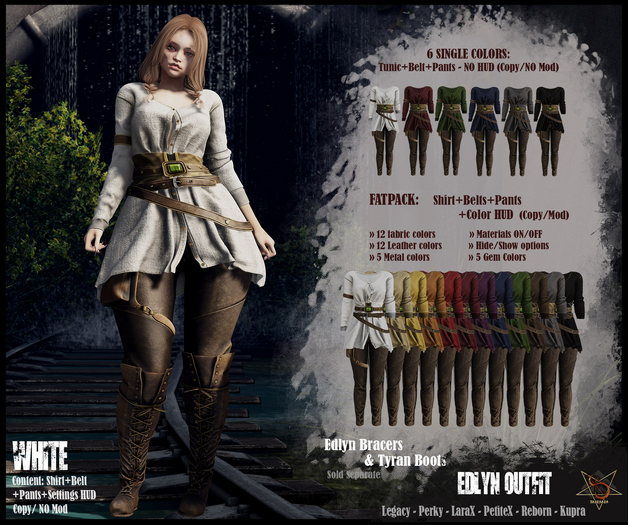 //RKS// Outfit Edlyn - White