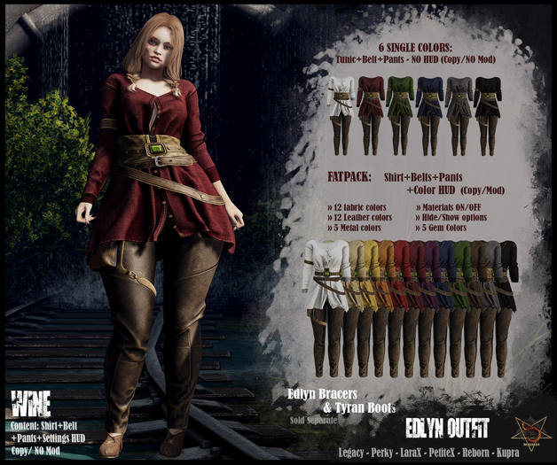 //RKS// Outfit Edlyn - Wine