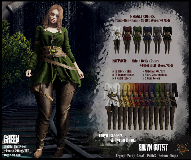 //RKS// Outfit Edlyn - Green