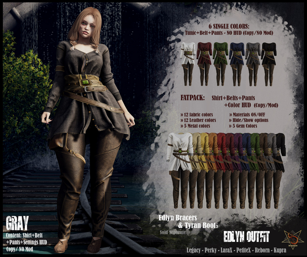 //RKS// Outfit Edlyn - Gray