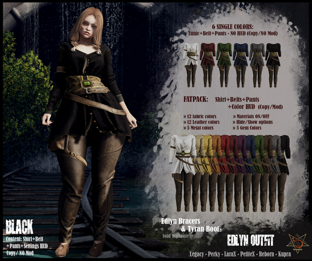 //RKS// Outfit Edlyn - Black