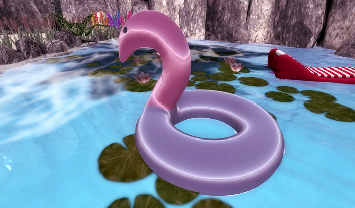 "M" Mesh IInside "M" Mesh Pool Floaty