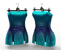 Teal Sequins Dress