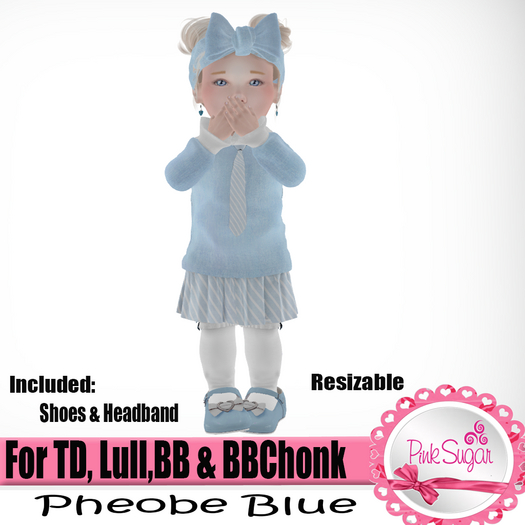 PS Pheobe Outfit Blue BOX