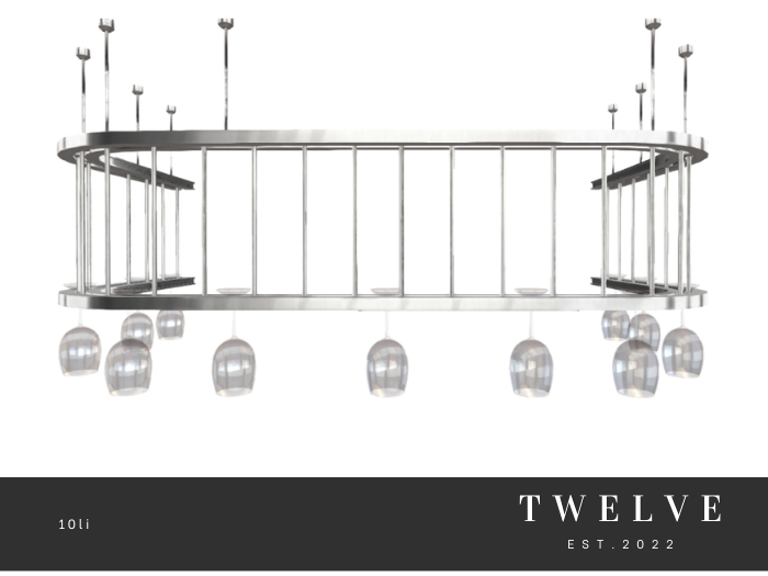 TWELVE - Balenciego Top Rack - Silver