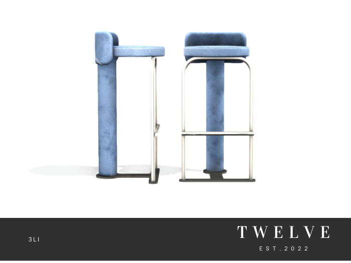 TWELVE - Balenciego Stool - Powder