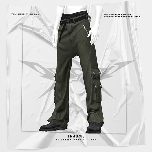 [Traume] Sarcoma Cargo Pants Military