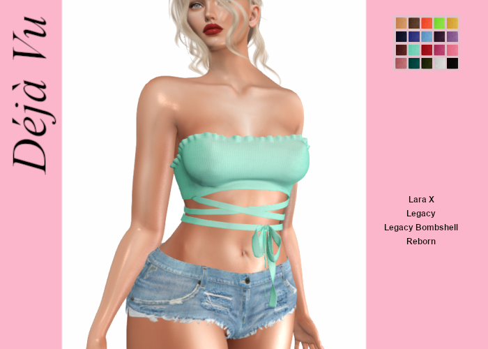 Deja Vu_ Brigitte - Crop Top