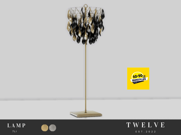 TWELVE - Noora Lamp - Black