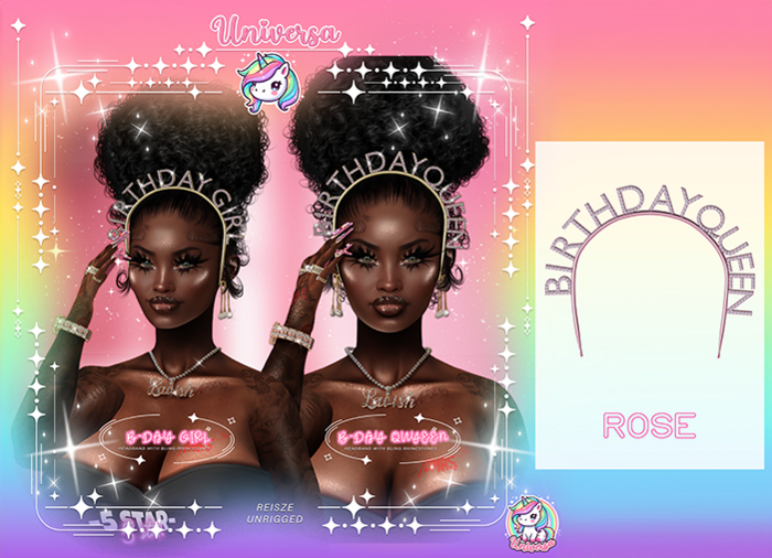 #UNIVERSA - BDAY QUEEN - [ROSE]