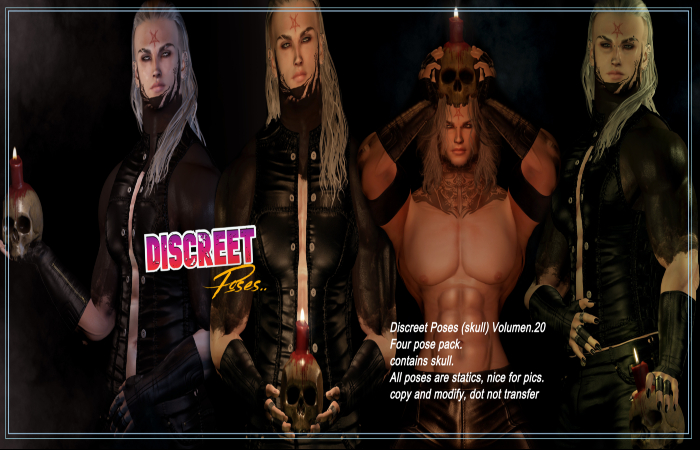 Discreet Poses (skull) Volumen.20