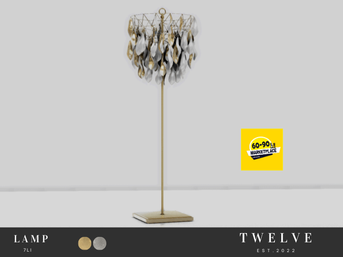 TWELVE - Noora Lamp - Gray