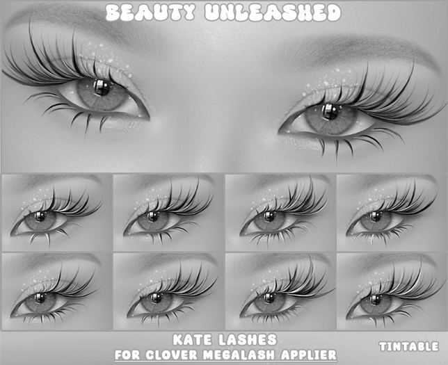 Beauty.Unleashed Kate Lashes DEMO (Clover MegaLash)
