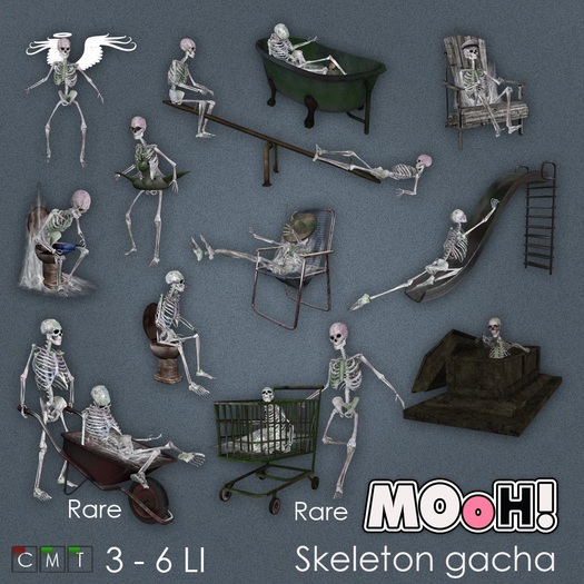 MOoH! Broken Lawn chair skeleton 4LI
