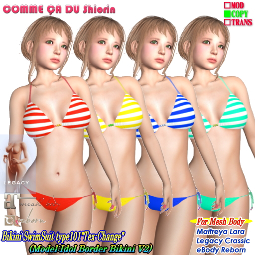 =CS= Bikini Swimsuit 101TC BORDER V2N DEMO