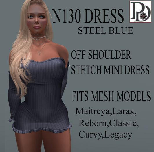 !PD-N30Dress-Steelblue