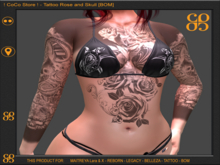 ! CoCo Store ! - Tattoo Rose and Skull [BOM]