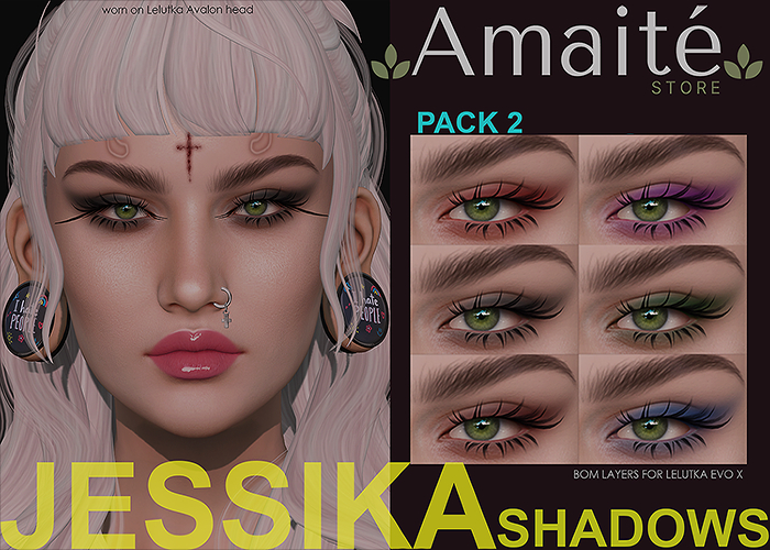Amaite.- Jessika  Shadows Pack 2