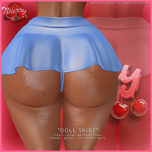 C ` Doll Skirt - Blue
